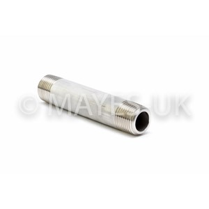 1/4" Schedule 80 NPT Pipe Nipple 316/316L Stainless Steel