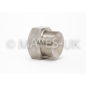 1/8" BSPP Hex Head Plug in 316/316L SS