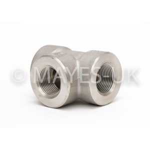 1/8" 3000 (3M) NPT Equal Tee 321 Stainless Steel