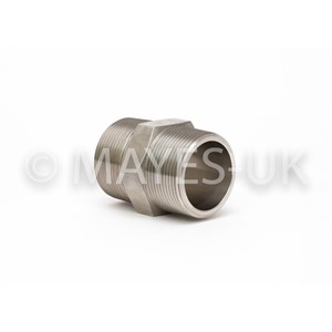 1/8" 3000 (3M) NPT Hex Nipple 316/316L Stainless Steel